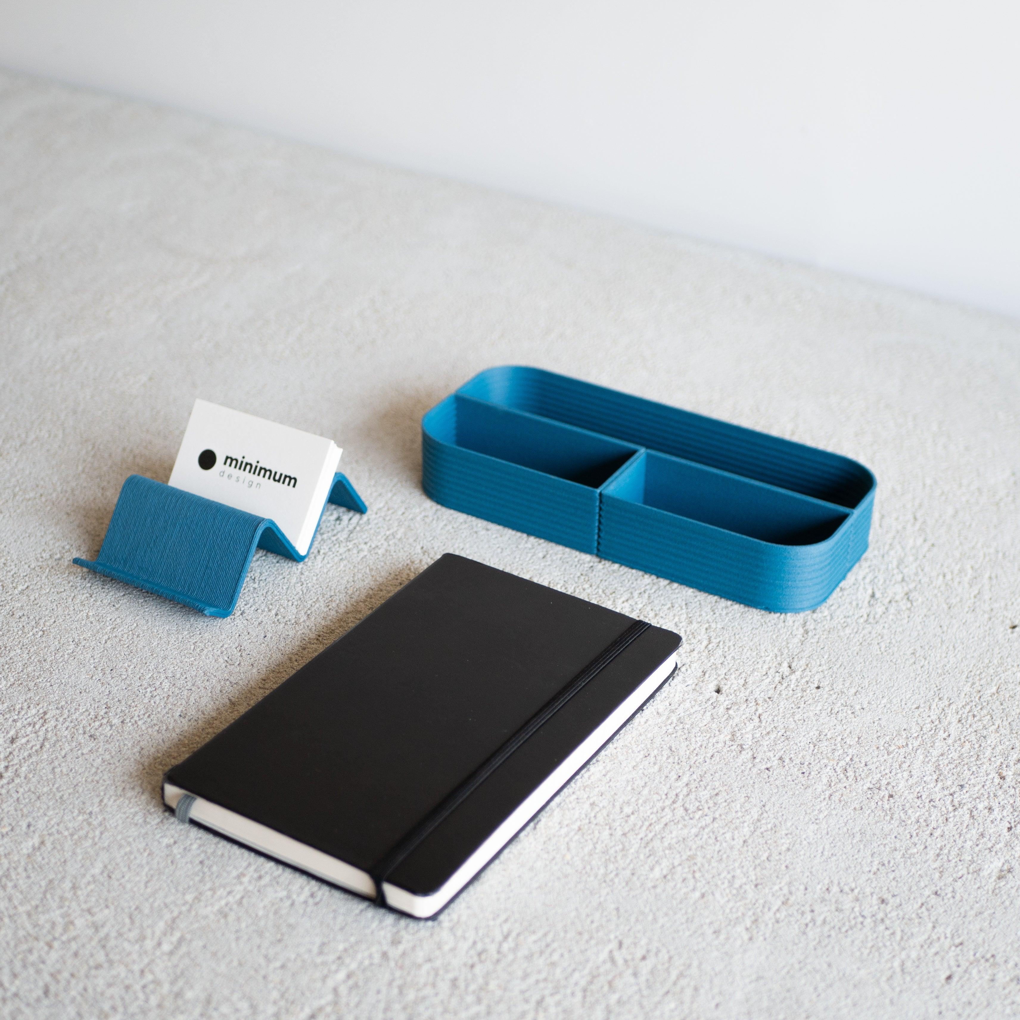 BROOKLYN 02 Desk organizer - Minimum Design #color_bright blue