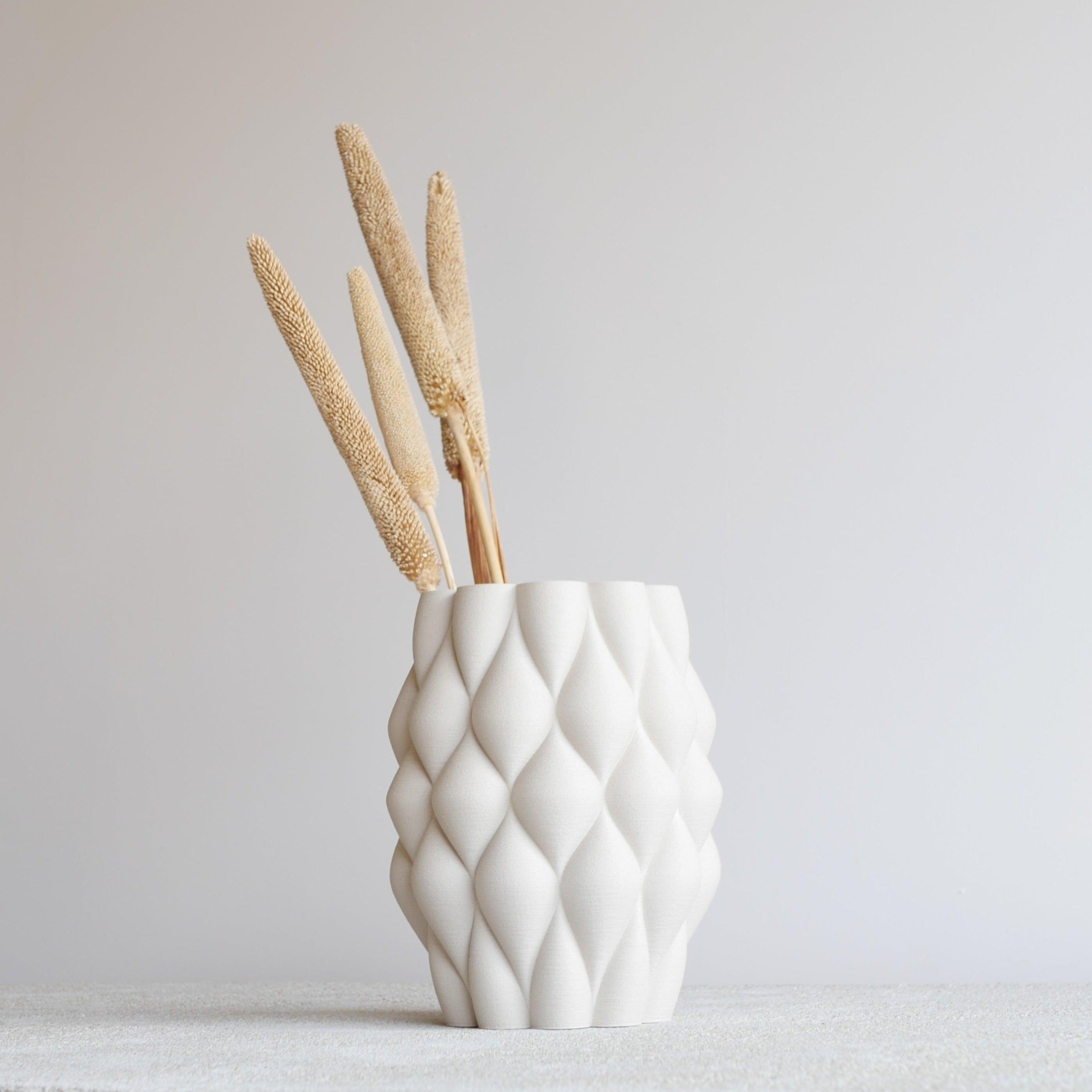 COPENHAGUE Vase - Minimum Design #color_mist white