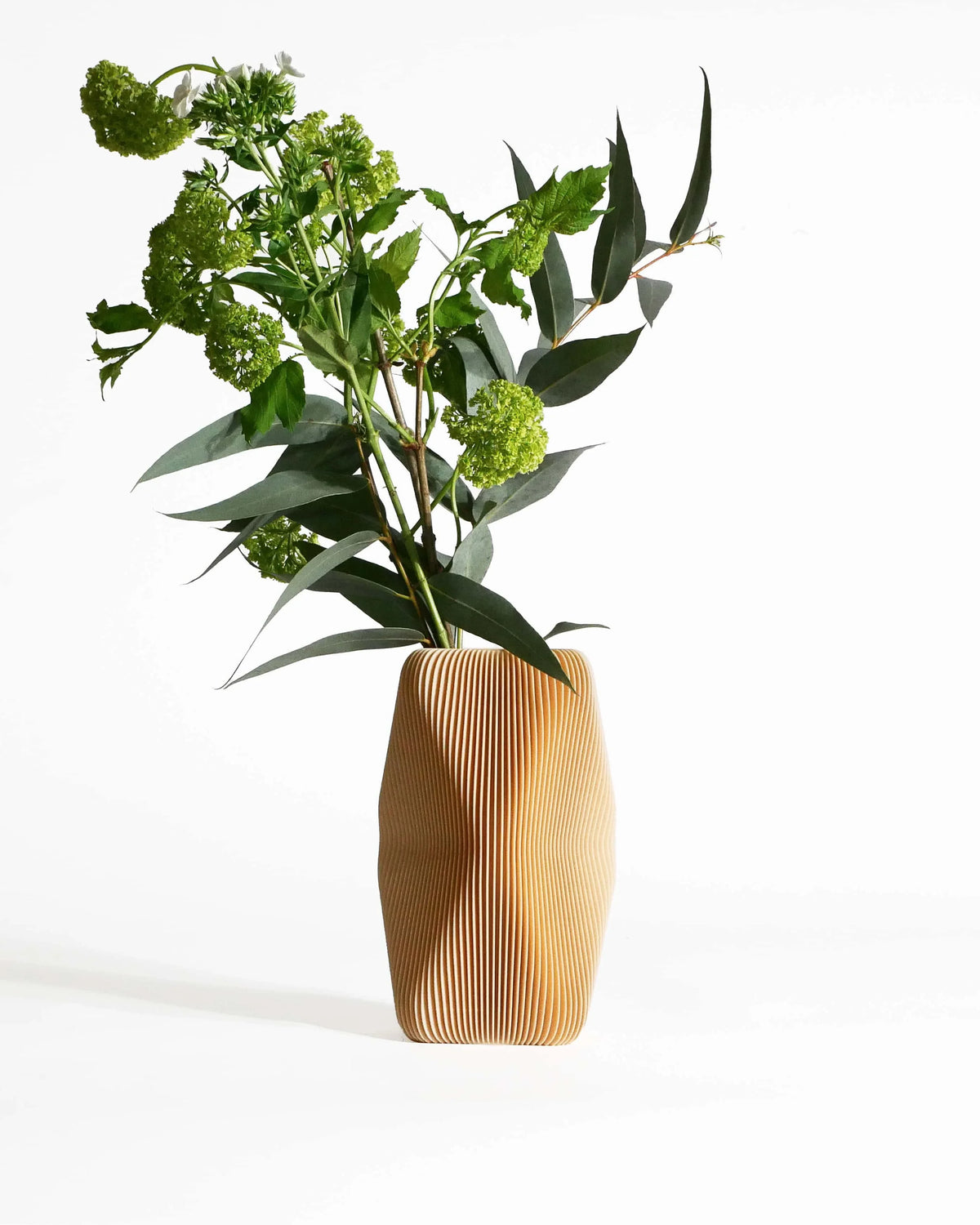 Soho Vase in natural wood – minimalist eco-friendly decor – handmade in France 