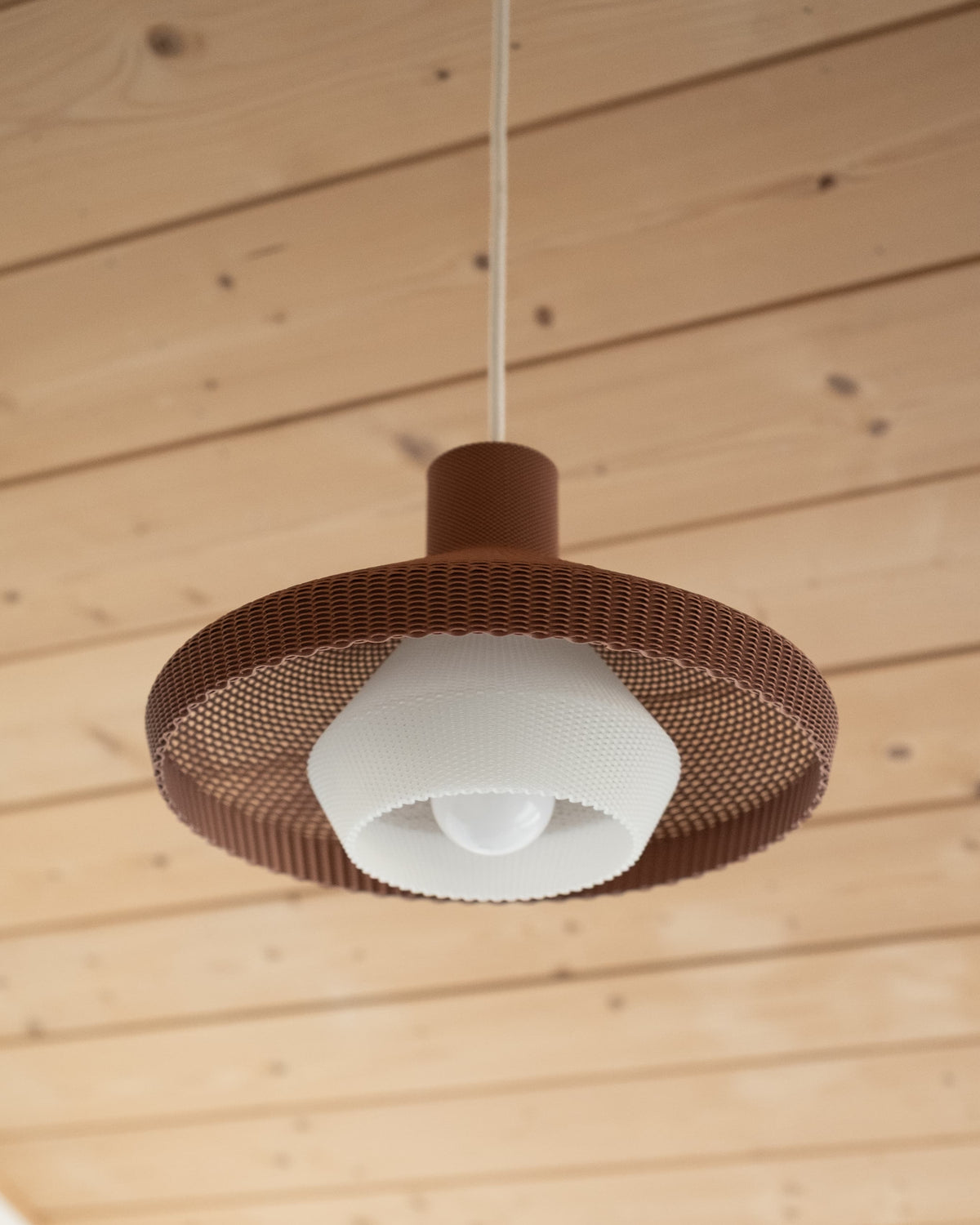 WOVE Pendant Light | Terracotta