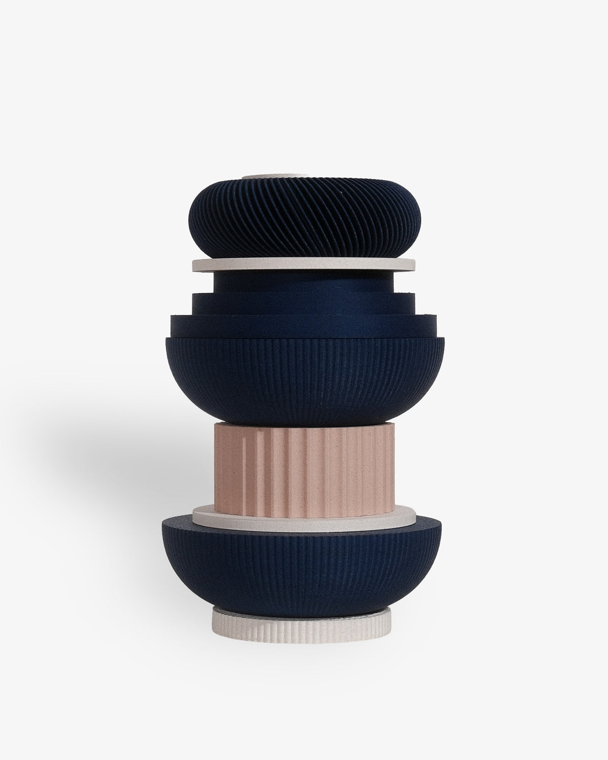 TOTEM 02 Modular Vase | Cobalt Blue Design