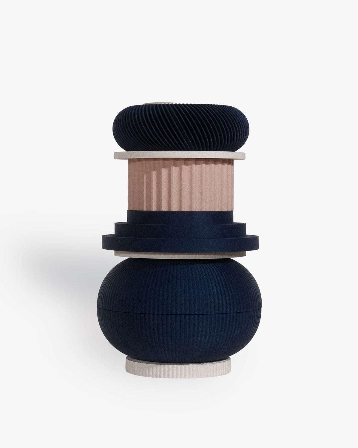 TOTEM 02 Modular Vase | Cobalt Blue Design