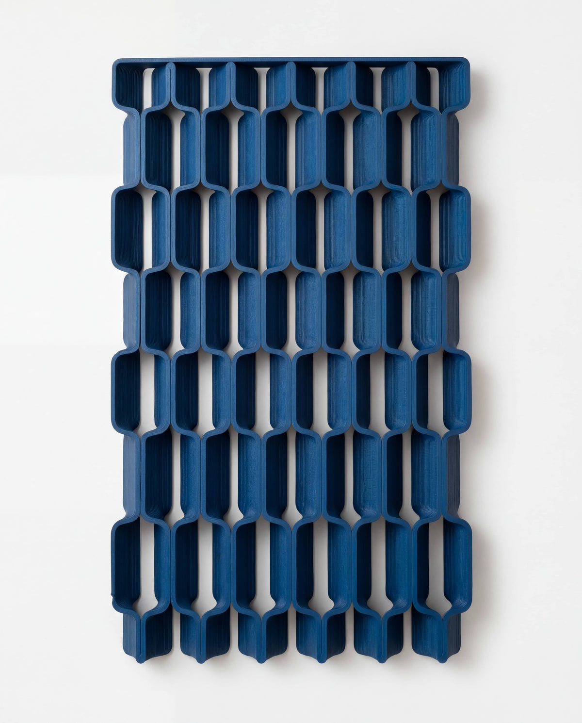 TRAM geometric wall panel navy blue 72x42cm - Minimum Design