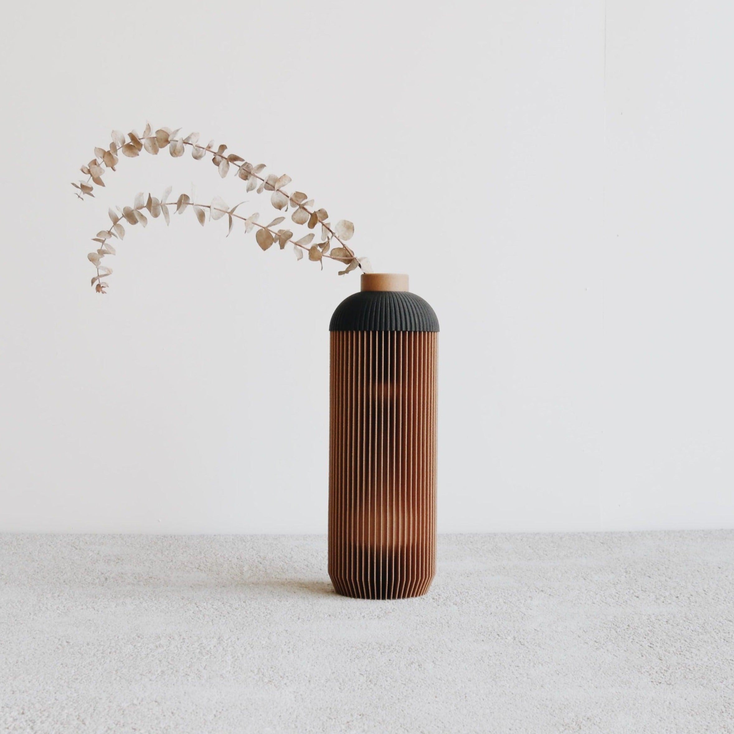 Natural beige ONDE Vase - Minimum Design #color_natural