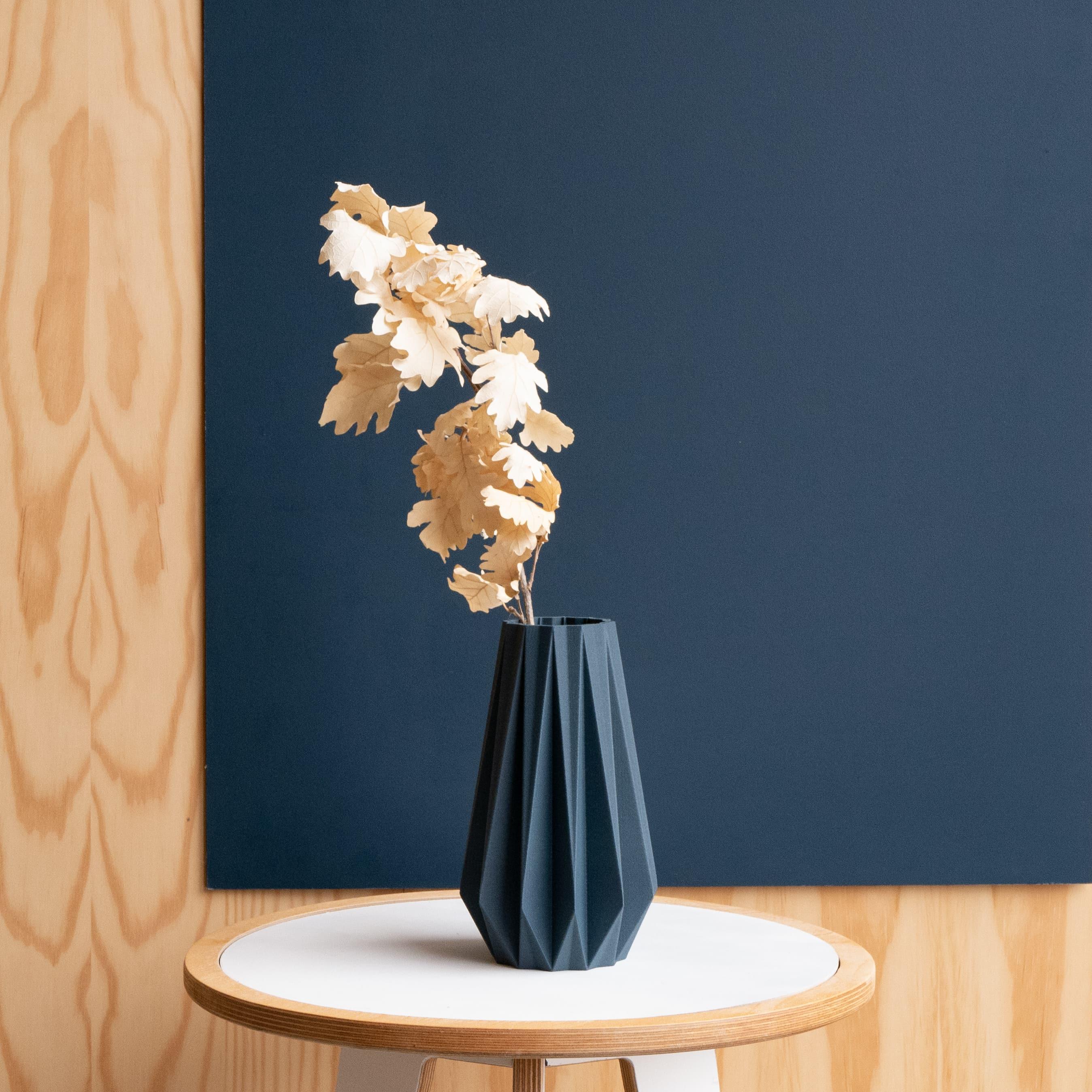ORIGAMI Vase - Minimum Design #color_Blue