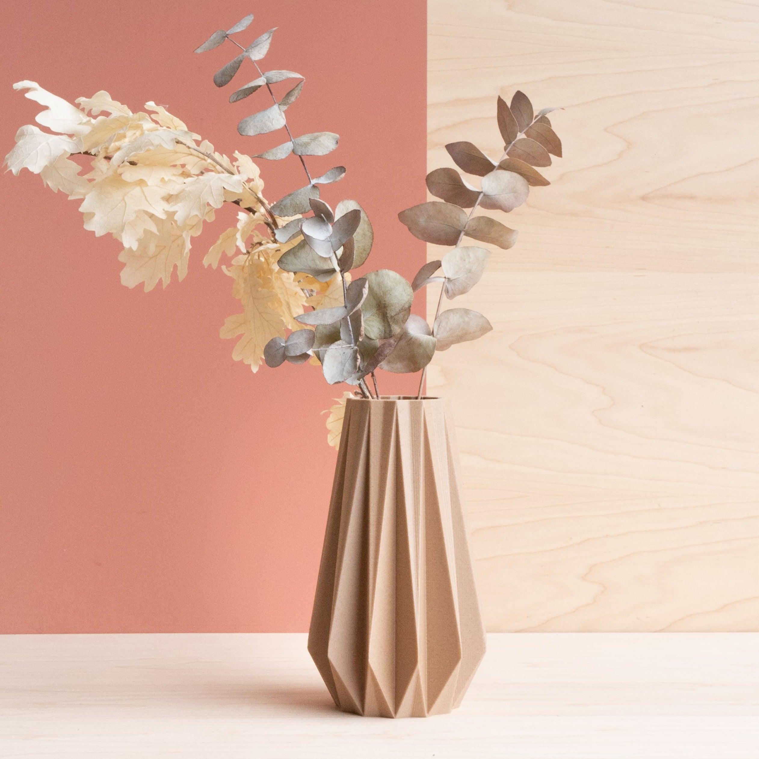 ORIGAMI Vase - Minimum Design #color_Natural